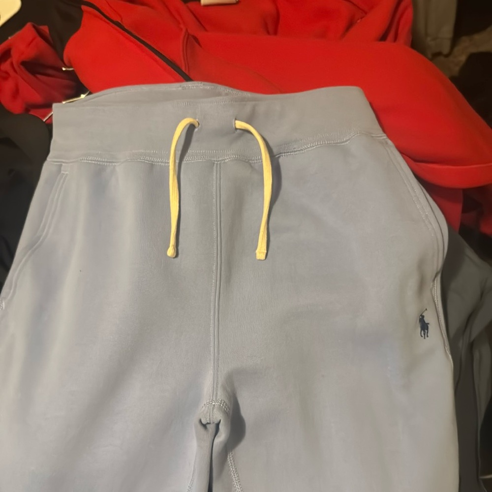 Baby Blue Polo Sweatpants